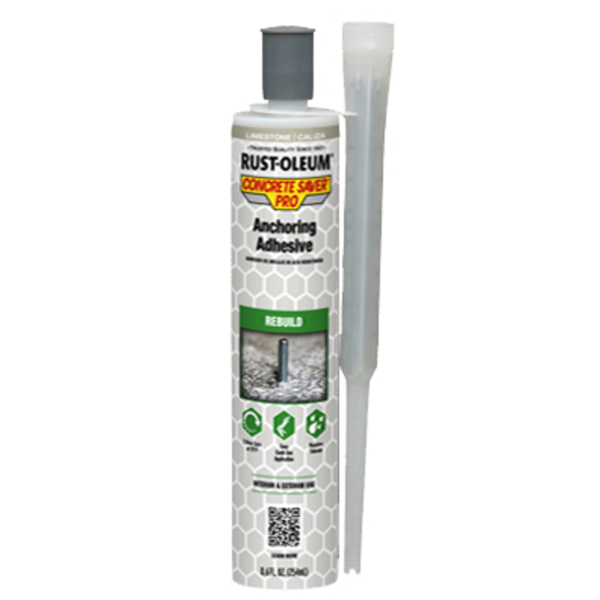 Rust-oleum, Anchoring Adhesive, Gray, 8.6 oz, 12 Pk, Model# 392526DS